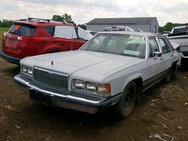 2MEBM75F2JX659105 - 1988 MERCURY GRAND MARQ GRAY photo 2