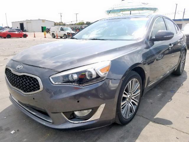 KNALN4D78G5198849 - 2016 KIA CADENZA LU GRAY photo 2