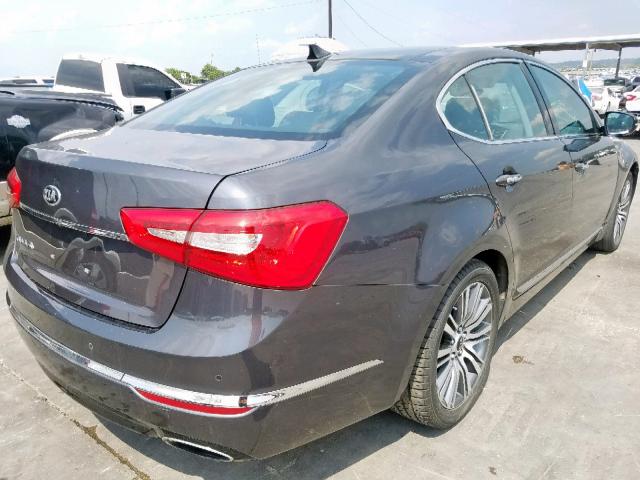 KNALN4D78G5198849 - 2016 KIA CADENZA LU GRAY photo 4