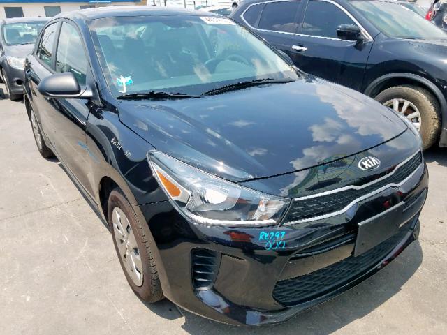 3KPA24AB3JE127632 - 2018 KIA RIO LX BLACK photo 1