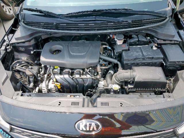 3KPA24AB3JE127632 - 2018 KIA RIO LX BLACK photo 7