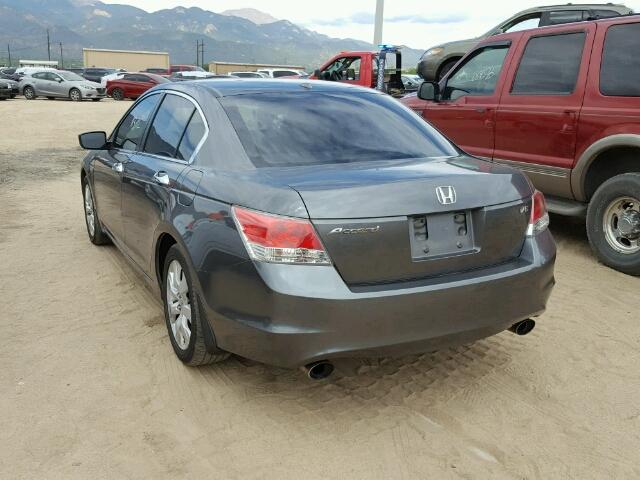 1HGCP3F89AA009719 - 2010 HONDA ACCORD EXL CHARCOAL photo 3