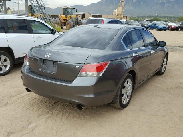 1HGCP3F89AA009719 - 2010 HONDA ACCORD EXL CHARCOAL photo 4