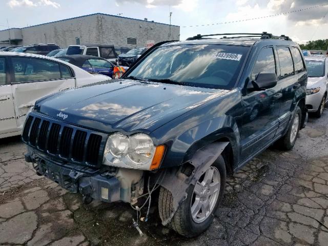 1J4HR48N85C602886 - 2005 JEEP GRAND CHER GREEN photo 2