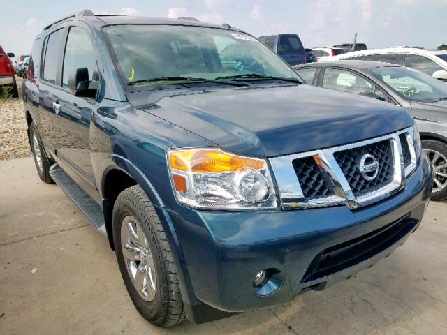 5N1BA0ND6DN614797 - 2013 NISSAN ARMADA SV BLUE photo 1