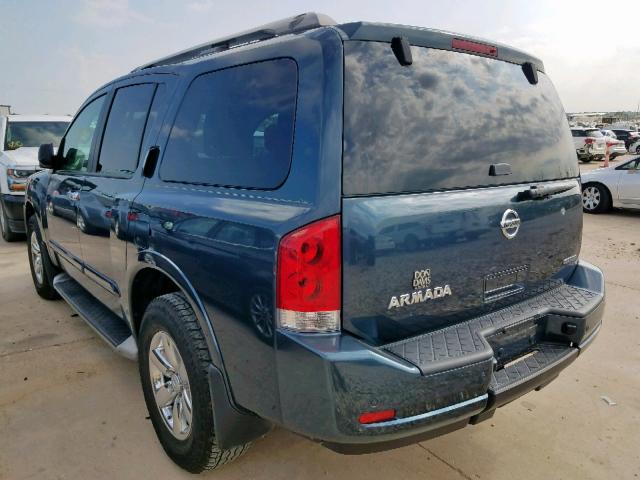 5N1BA0ND6DN614797 - 2013 NISSAN ARMADA SV BLUE photo 3