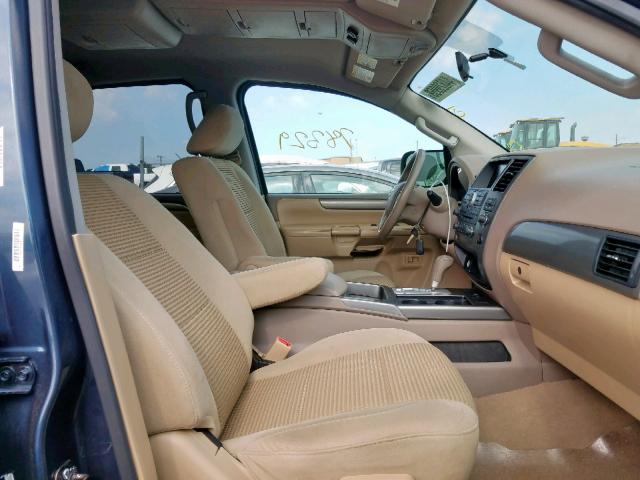 5N1BA0ND6DN614797 - 2013 NISSAN ARMADA SV BLUE photo 5