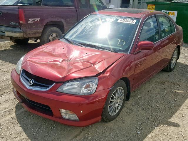 2HHES36885H104587 - 2005 ACURA 1.7EL PREM RED photo 2