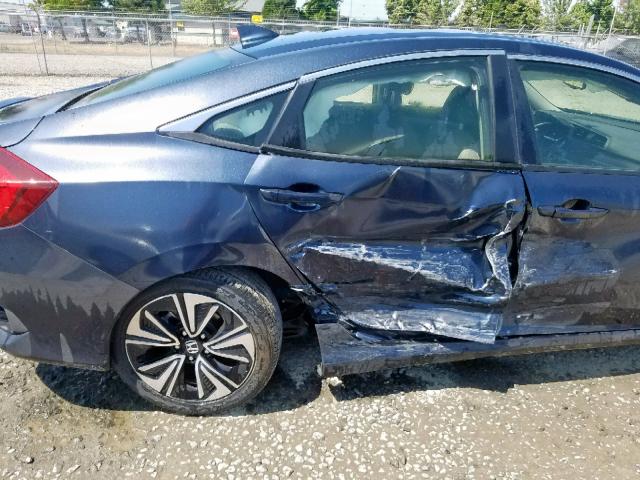 JHMFC1F76JX004413 - 2018 HONDA CIVIC EXL Grafit foto 9