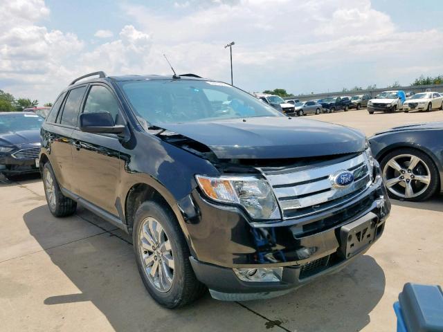 2FMDK3JC0ABB58257 - 2010 FORD EDGE SEL BLACK photo 1