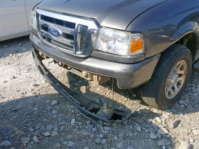 1FTKR4EE1BPA89372 - 2011 FORD RANGER SUP GRAY photo 9