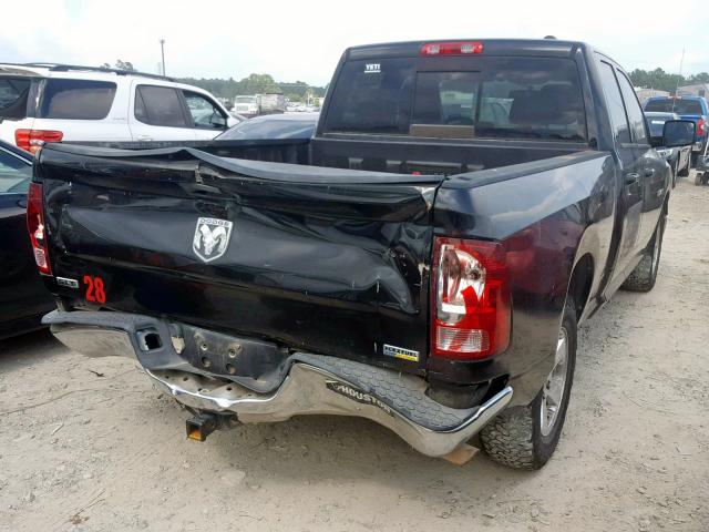 1D7RB1GP5AS110984 - 2010 DODGE RAM 1500 BLACK photo 4