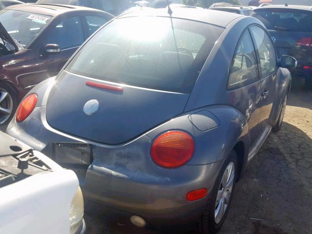 3VWBK31C84M407299 - 2004 VOLKSWAGEN NEW BEETLE ნაცრისფერი ფოტო 4