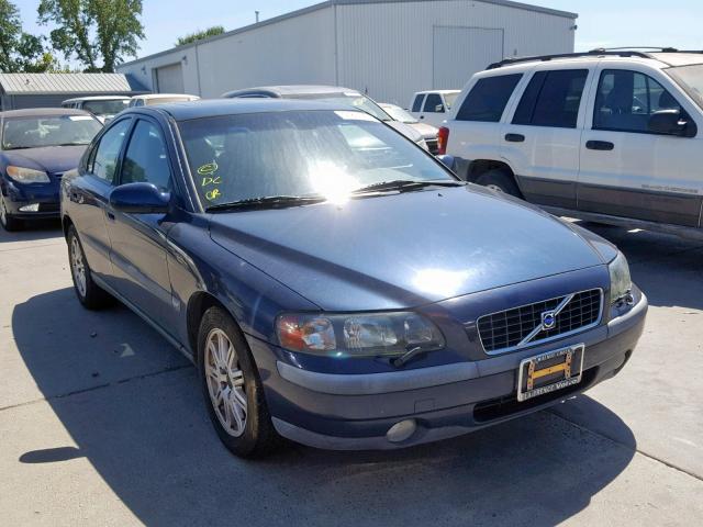 YV1RS58D632273212 - 2003 VOLVO S60 2.4T BLUE photo 1