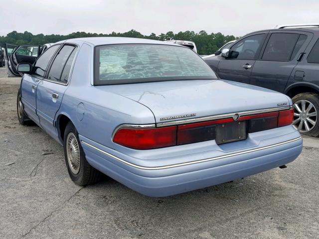 2MELM74W1VX741466 - 1997 MERCURY GRAND MARQ GRAY photo 3