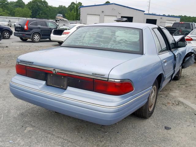 2MELM74W1VX741466 - 1997 MERCURY GRAND MARQ GRAY photo 4