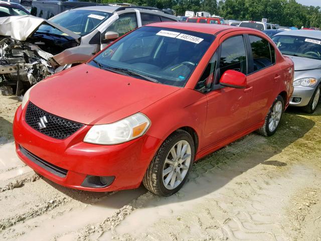 JS2YC415585108887 - 2008 SUZUKI SX4 CONVEN RED photo 2