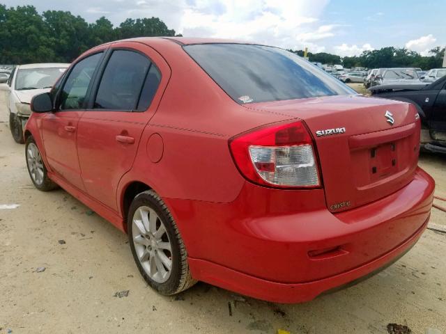 JS2YC415585108887 - 2008 SUZUKI SX4 CONVEN RED photo 3