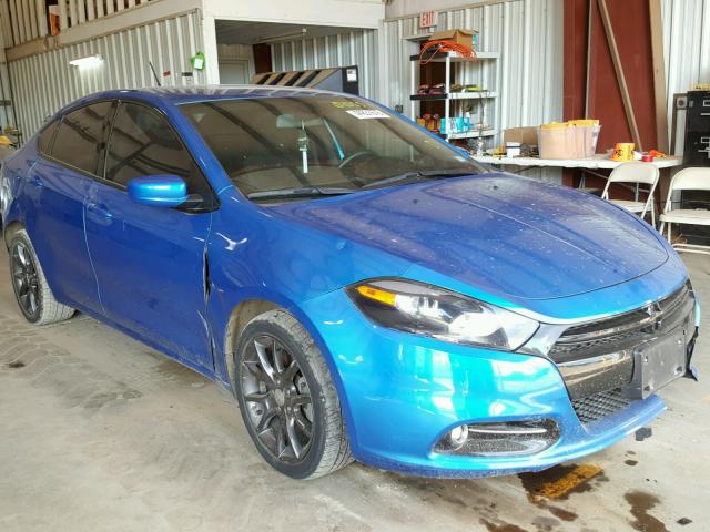 1C3CDFBB0GD680055 - 2016 DODGE DART SXT BLUE photo 1