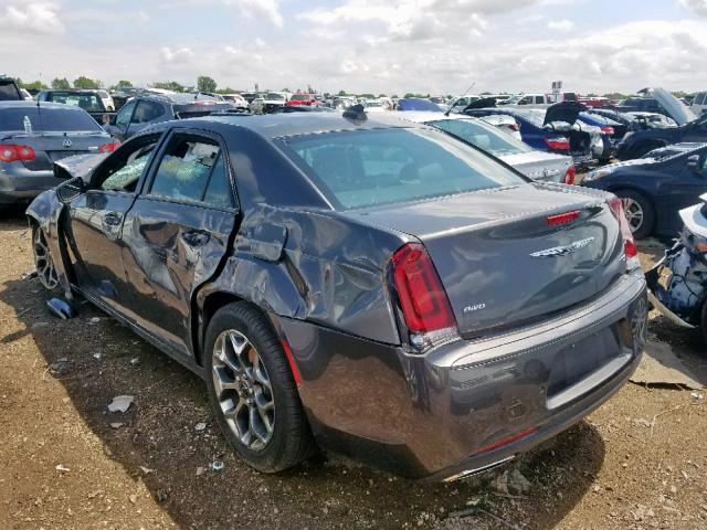 2C3CCAGG4JH300252 - 2018 CHRYSLER 300 S GRAY photo 3