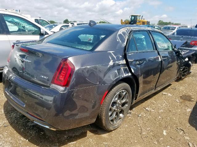 2C3CCAGG4JH300252 - 2018 CHRYSLER 300 S GRAY photo 4