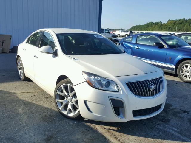 2G4GV5GV0D9220101 - 2013 BUICK REGAL GS WHITE photo 1