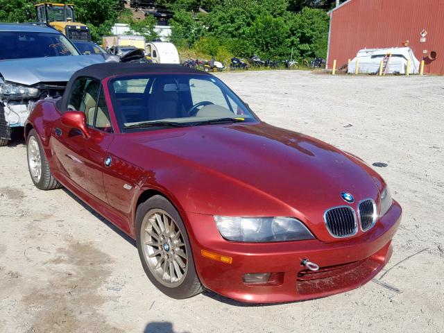 WBACN53451LJ55649 - 2001 BMW Z3 3.0 RED photo 1