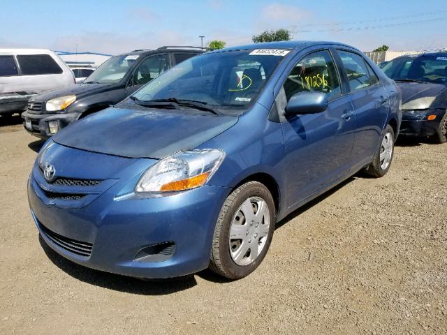 JTDBT923771151448 - 2007 TOYOTA YARIS BLUE photo 2