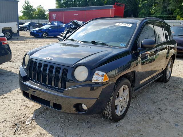 1J8FT47W97D185776 - 2007 JEEP COMPASS BLACK photo 2