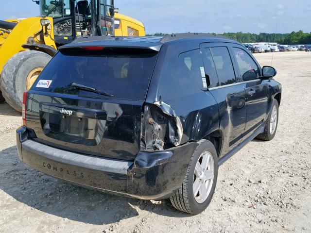 1J8FT47W97D185776 - 2007 JEEP COMPASS BLACK photo 4