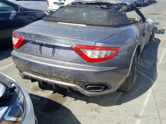 ZAM45MMA3C0062800 - 2012 MASERATI GRANTURISM BURN photo 4