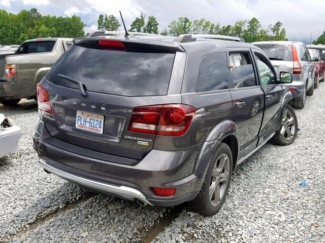 3C4PDCGG9JT156386 - 2018 DODGE JOURNEY CR GRAY photo 4