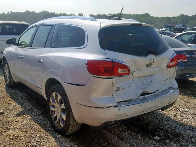 5GAKRBKD0GJ224997 - 2016 BUICK ENCLAVE WHITE photo 3