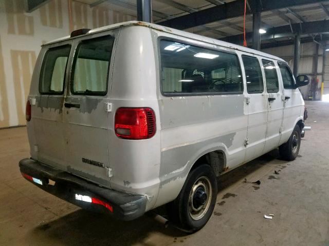 2B7KB31Z02K127298 - 2002 DODGE RAM VAN B3 WHITE photo 4