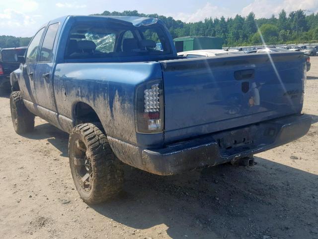 1D7HU18296J140396 - 2006 DODGE RAM 1500 S BLUE photo 3