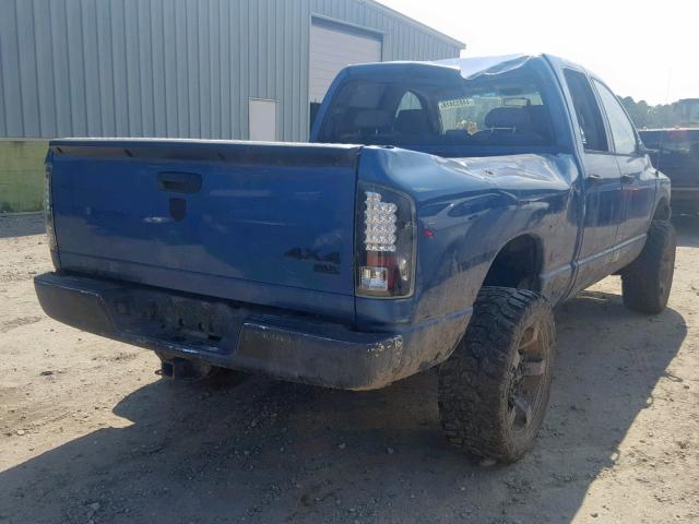 1D7HU18296J140396 - 2006 DODGE RAM 1500 S BLUE photo 4