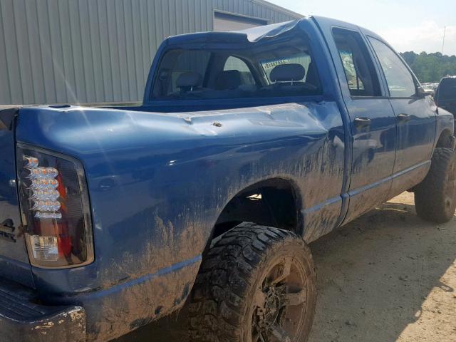 1D7HU18296J140396 - 2006 DODGE RAM 1500 S BLUE photo 9