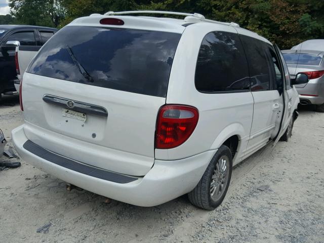 2C8GP64L41R166884 - 2001 CHRYSLER TOWN & COU WHITE photo 4