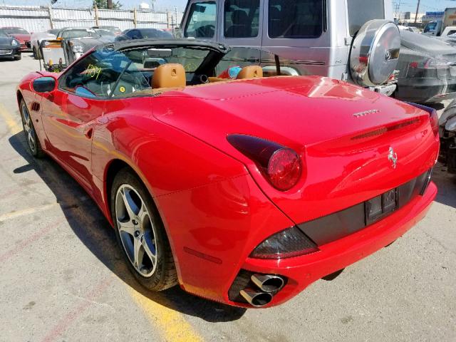 ZFF65LJA8C0182914 - 2012 FERRARI CALIFORNIA RED photo 3