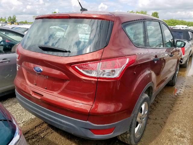 1FMCU0F70GUC76618 - 2016 FORD ESCAPE S RED photo 4