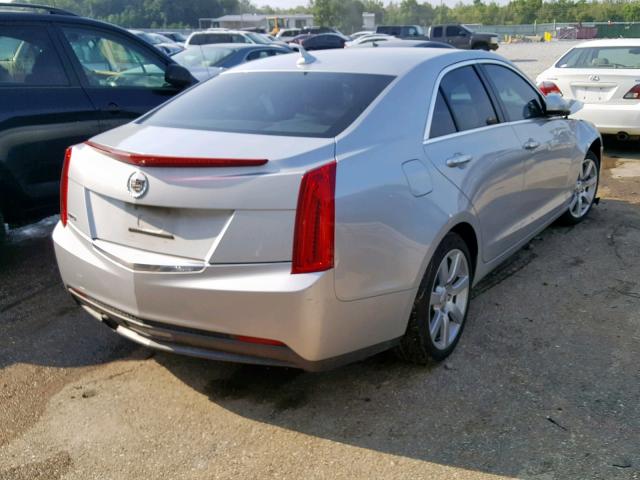 1G6AA5RA4D0131497 - 2013 CADILLAC ATS SILVER photo 4