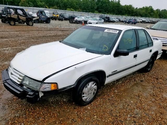 2G1WL54T3P1109322 - 1993 CHEVROLET LUMINA WHITE photo 2