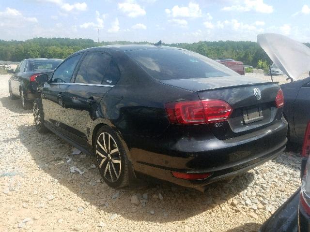 3VW5S7AJ3EM390819 - 2014 VOLKSWAGEN JETTA GLI BLACK photo 3