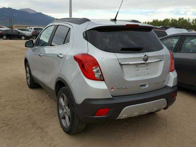 KL4CJFSB0DB092582 - 2013 BUICK ENCORE CON SILVER photo 3