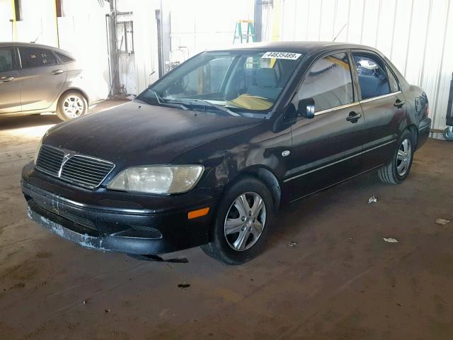 JA3AJ26E82U051658 - 2002 MITSUBISHI LANCER ES GRAY photo 2