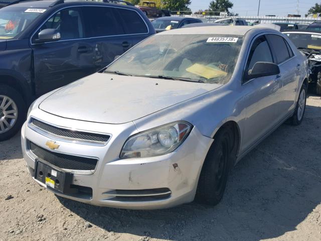 1G1ZB5E16BF309562 - 2011 CHEVROLET MALIBU LS SILVER photo 2