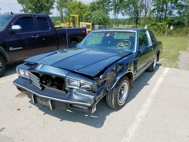 1G1GZ37Z2GR115417 - 1986 CHEVROLET MONTE CARL ლურჯი ფოტო 2