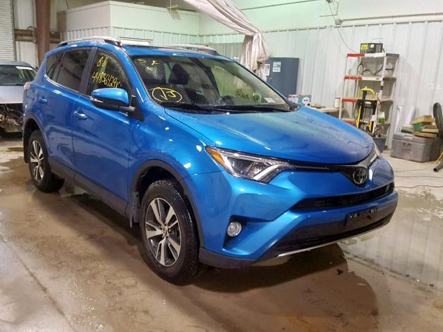 JTMRFREV5JD236944 - 2018 TOYOTA RAV4 ADVEN BLUE photo 1