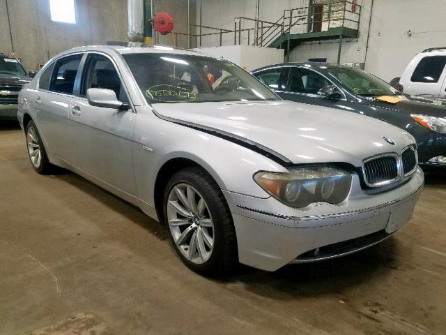 WBAGN63464DS49951 - 2004 BMW 745 LI SILVER photo 1