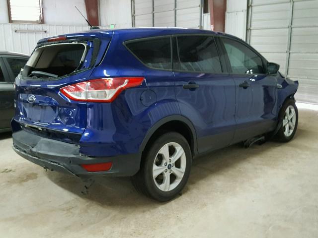 1FMCU0F70EUE38955 - 2014 FORD ESCAPE S BLUE photo 4